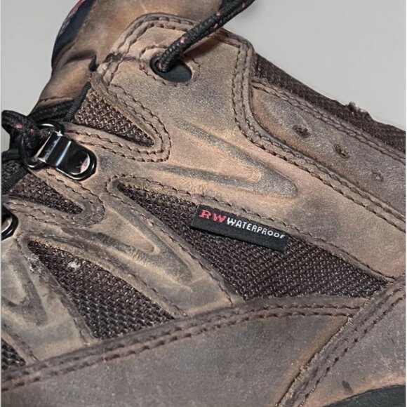 Red Wing Truhiker 6672 Steel Toe Waterproof Brown Work Boots Mens Size 11 E2 - Picture 10 of 14